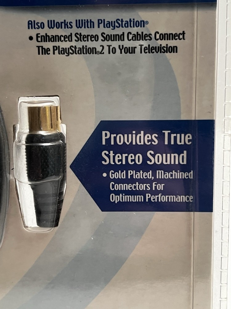 Performance Stereo RFU Adapter/Modulator For PlayStation 2 PS2 Black NEW