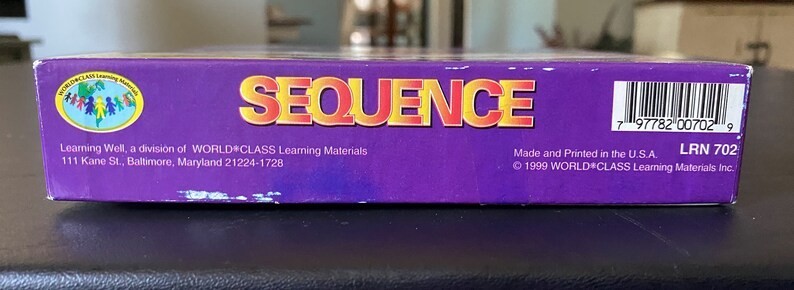 SEQUENCE Red Level Edition - A Reading Comprehension Card Game
