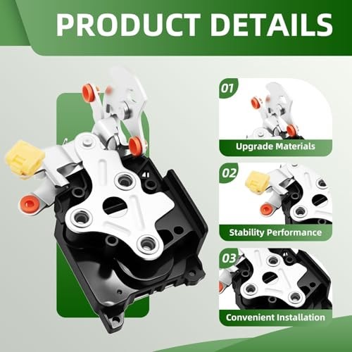 Front Driver Left Side Door Lock Latch Assembly Compatible with S10 Pickup