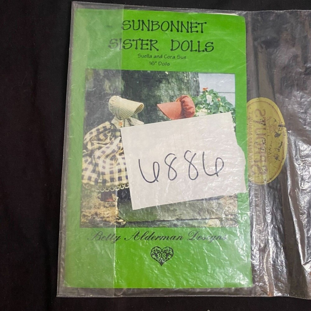#6886 Sunbonnet Sister Dolls Sewing Pattern