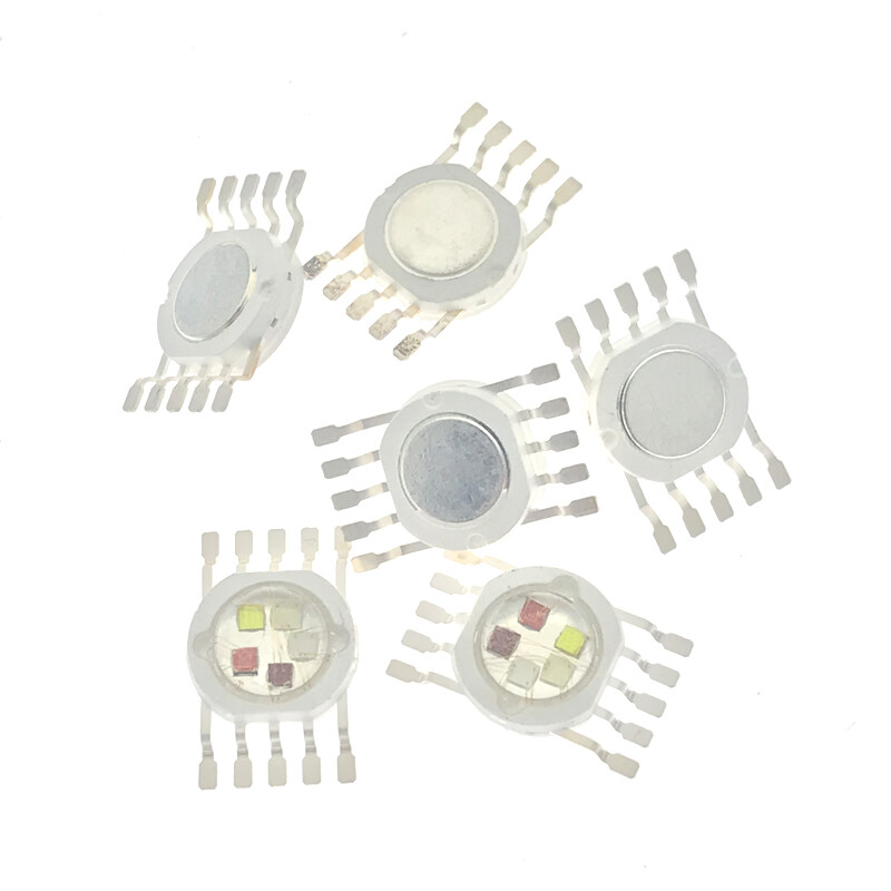 3W-18W RGB RGBW RGBWW RGBWY RGBWYV High Power LED Chip 4/ 6 / 8 /10/12 pin bead