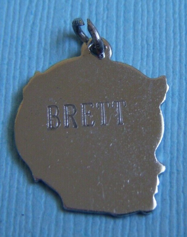 Vintage Danecraft boy profile "Brett" no date sterling charm
