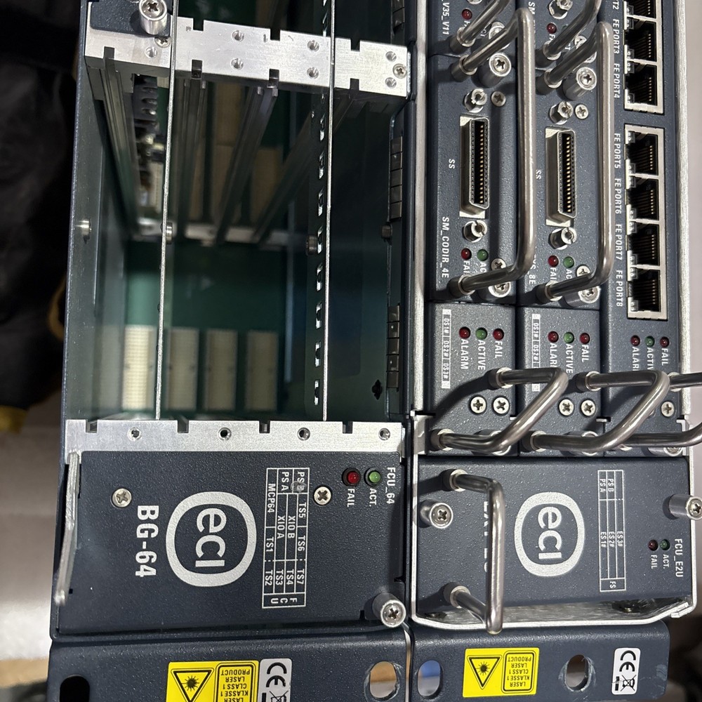 ECI Telecom EXT-2U Chassis with BG-64 Module System