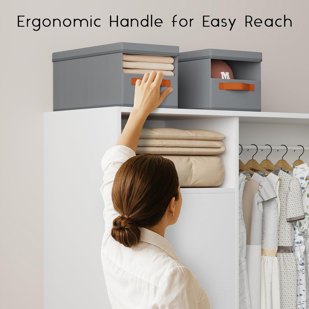 Hat Organizer for Baseball Caps - 3 Pack Stackable Foldable Protective Lids H...