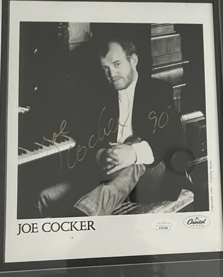 JOE COCKER AUTOGRAPH