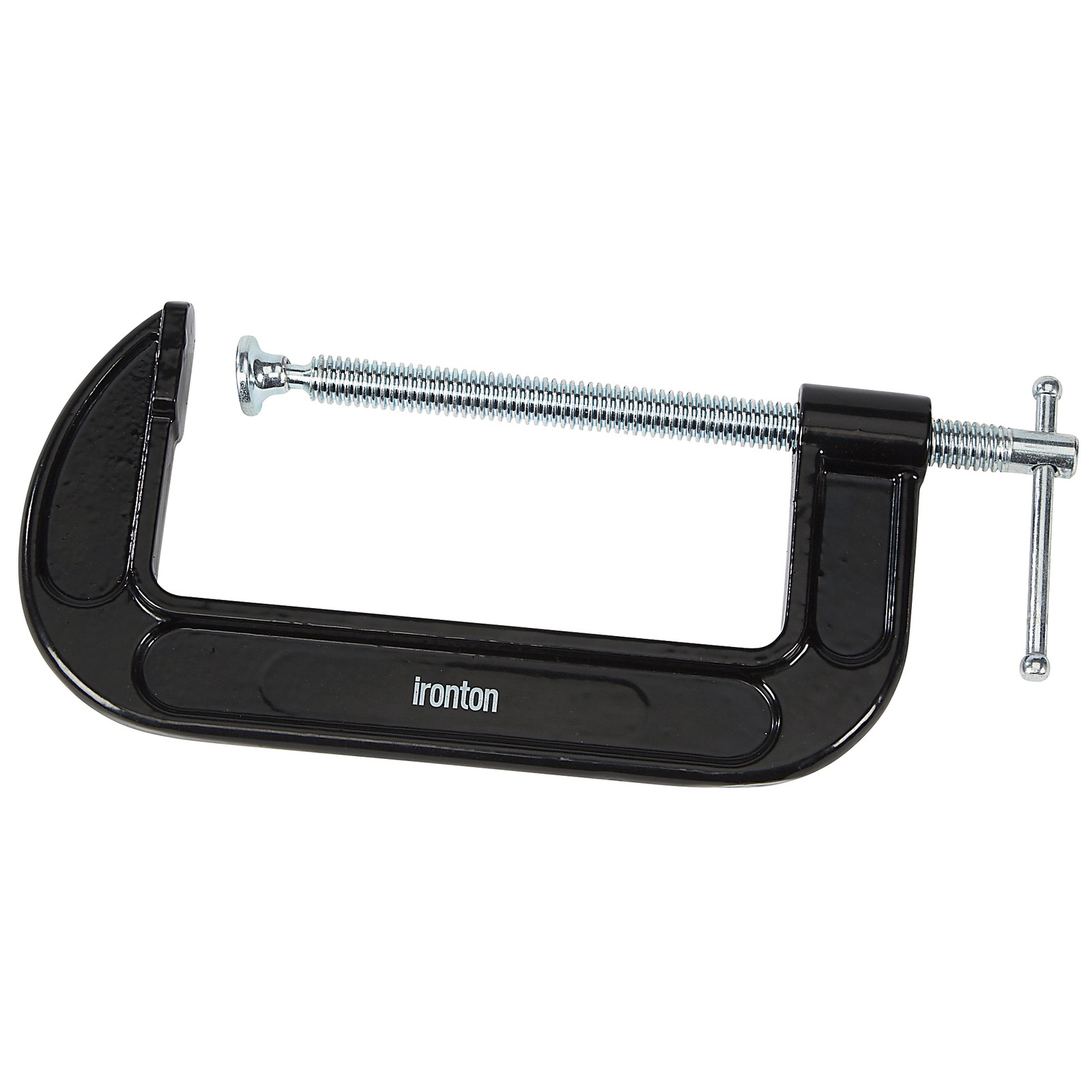 Ironton 6in. C-Clamp, 10,000-Lb. Clamping Pressure, 5.9in. Opening