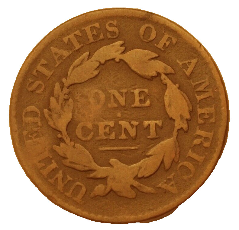 1826 Large Cent Classic Head N-7 VG INCREDIBLE ERROR Clashing!!