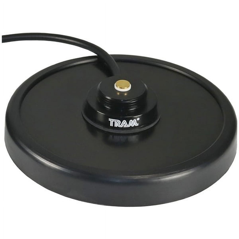 Tram 1241 5" NMO Magnet Mount - Solid-brass black NMO mount