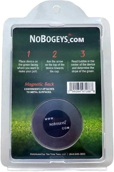 NoBogeys Precision Green Reader - Aluminum Golf Ball Marker