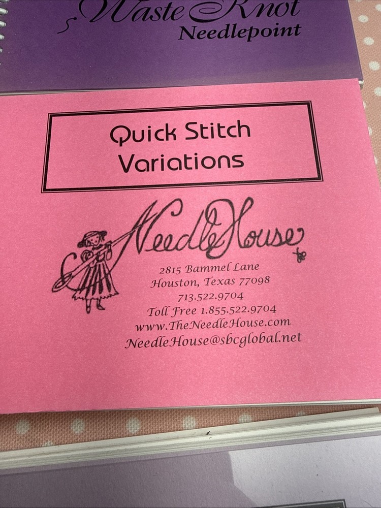 Quick Stitch Book Collection Needle House stitch reference books