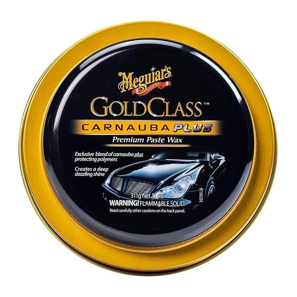 Meguiar's Gold Class Carnauba Plus Premium Paste Wax – Creates a Deep Dazzling