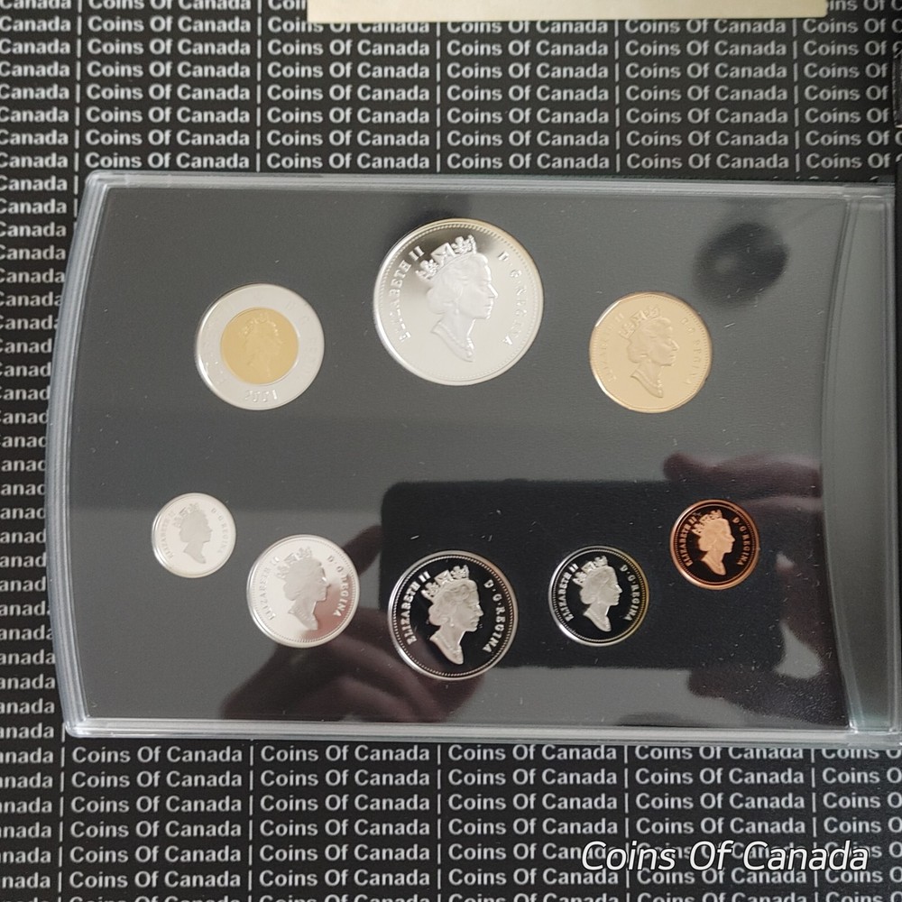 2001 Canada 8 Coin Proof Set - With Special Edition Silver Dollar #coinsofcanada