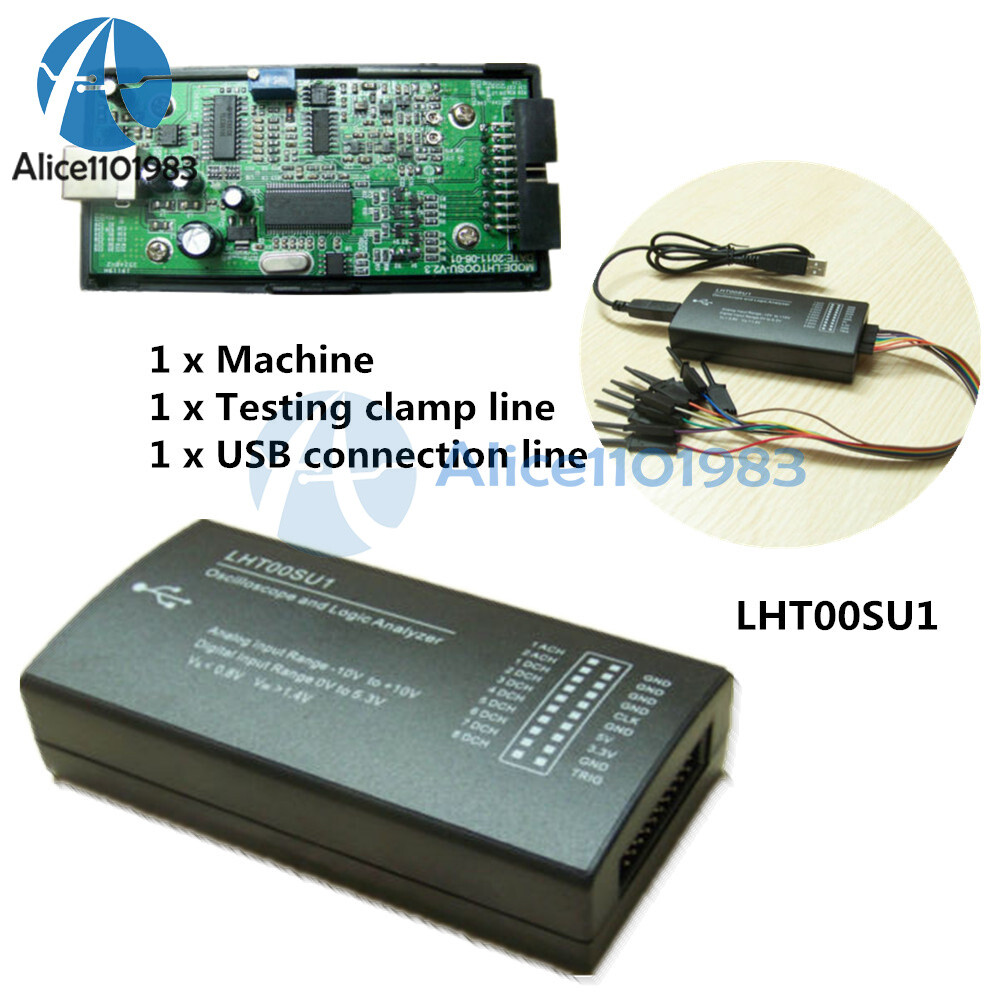LHT00SU1 Virtual Oscilloscope Logic Analyzer I2C SPI CAN Uart