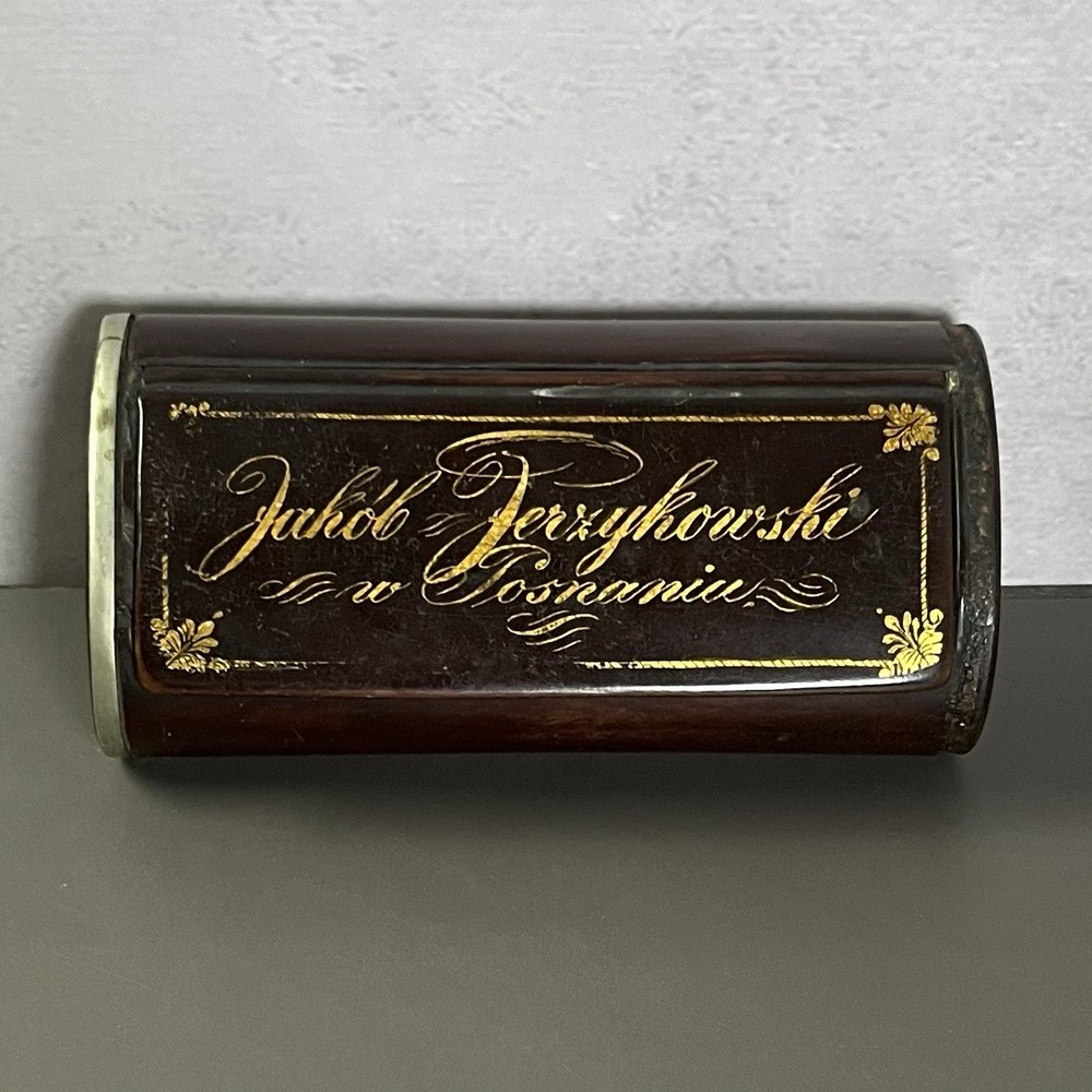 Mid 19th Century Wooden Snuff Box