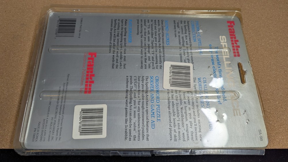 Franklin Spelling Ace Third Ed SA-98