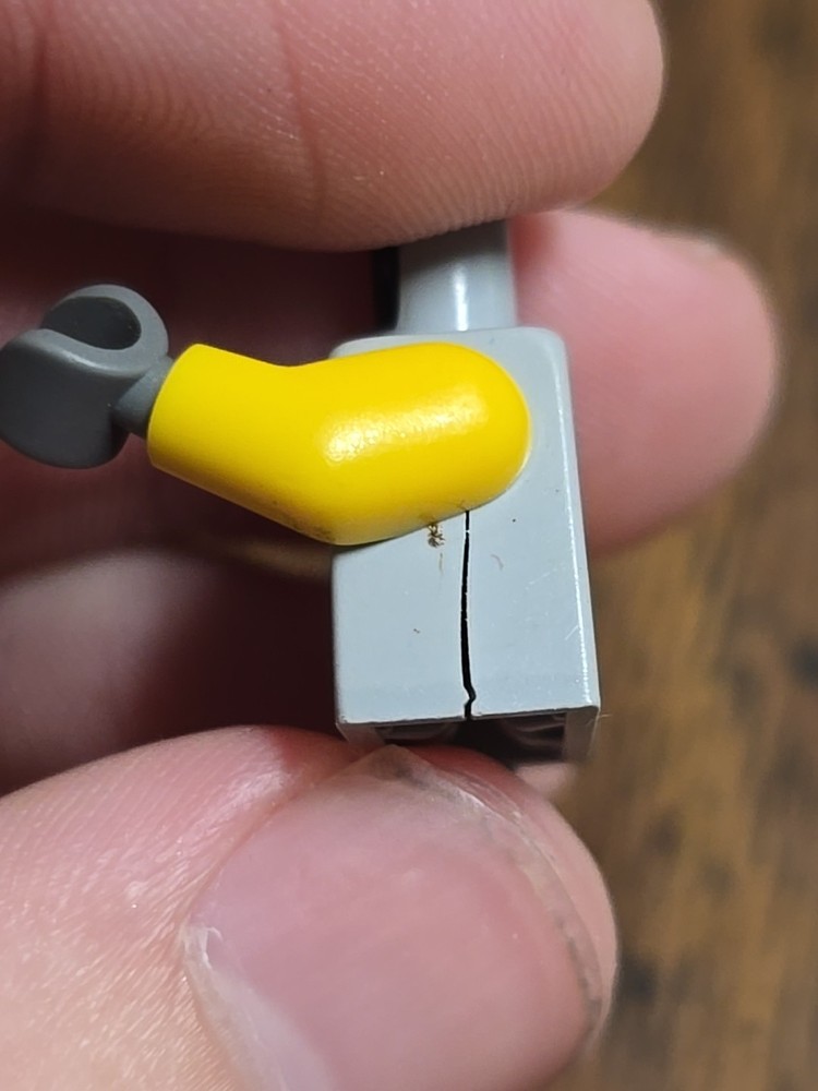 LEGO Power Miners Minifigure Torso with Drill Pattern and Pockets Pattern