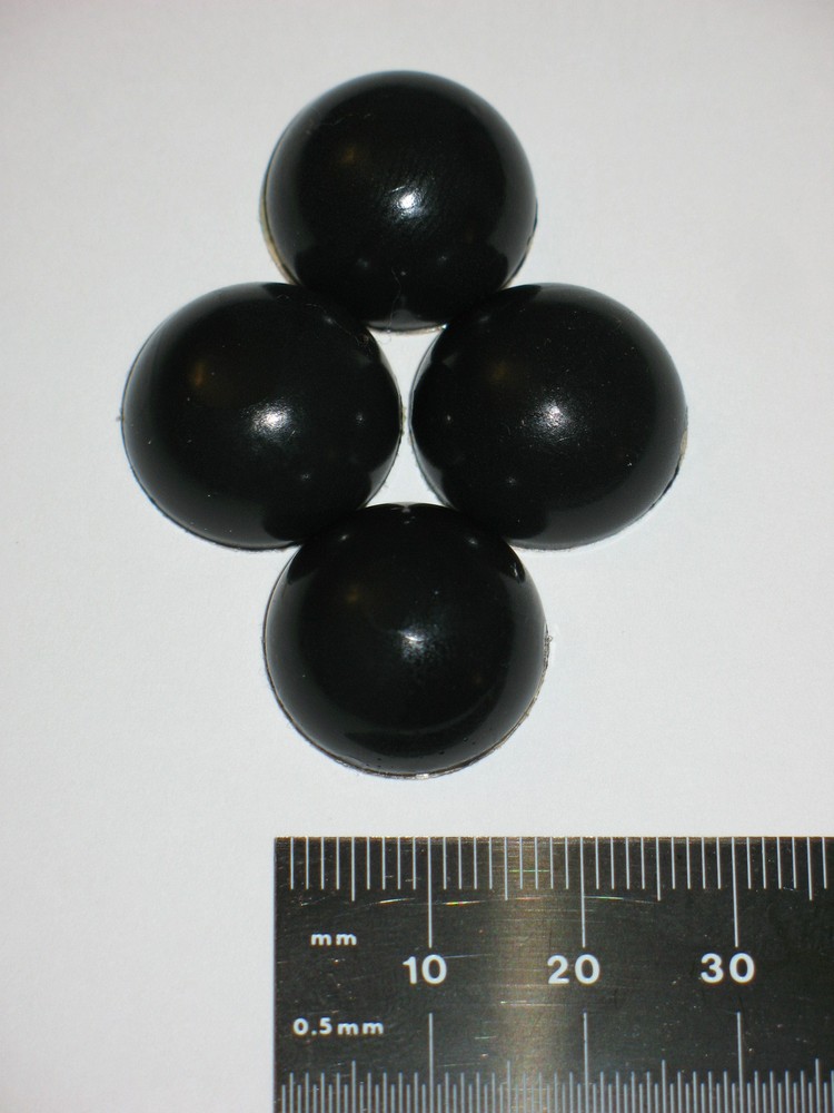 4 SORBOTHANE HEMISPHERE 3/4" VIBRATION ISOLATION FEET SOFT 50D