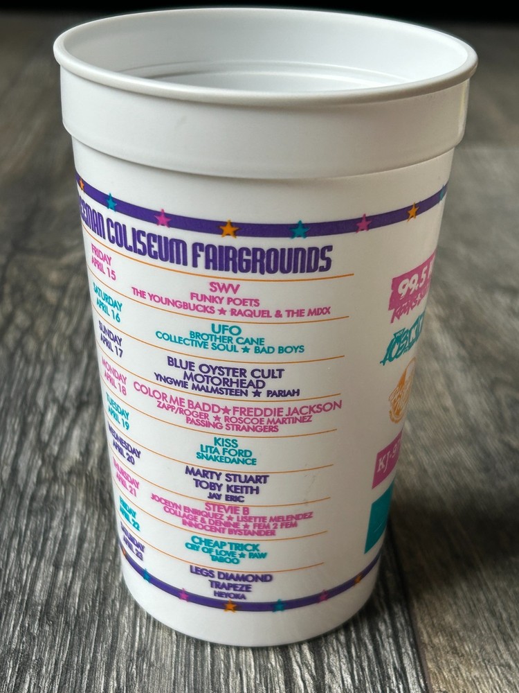 KISS Cup Concert Promo San Antonio TX Apr19 1994 UNUSED Vintage Kiss Memorabilia