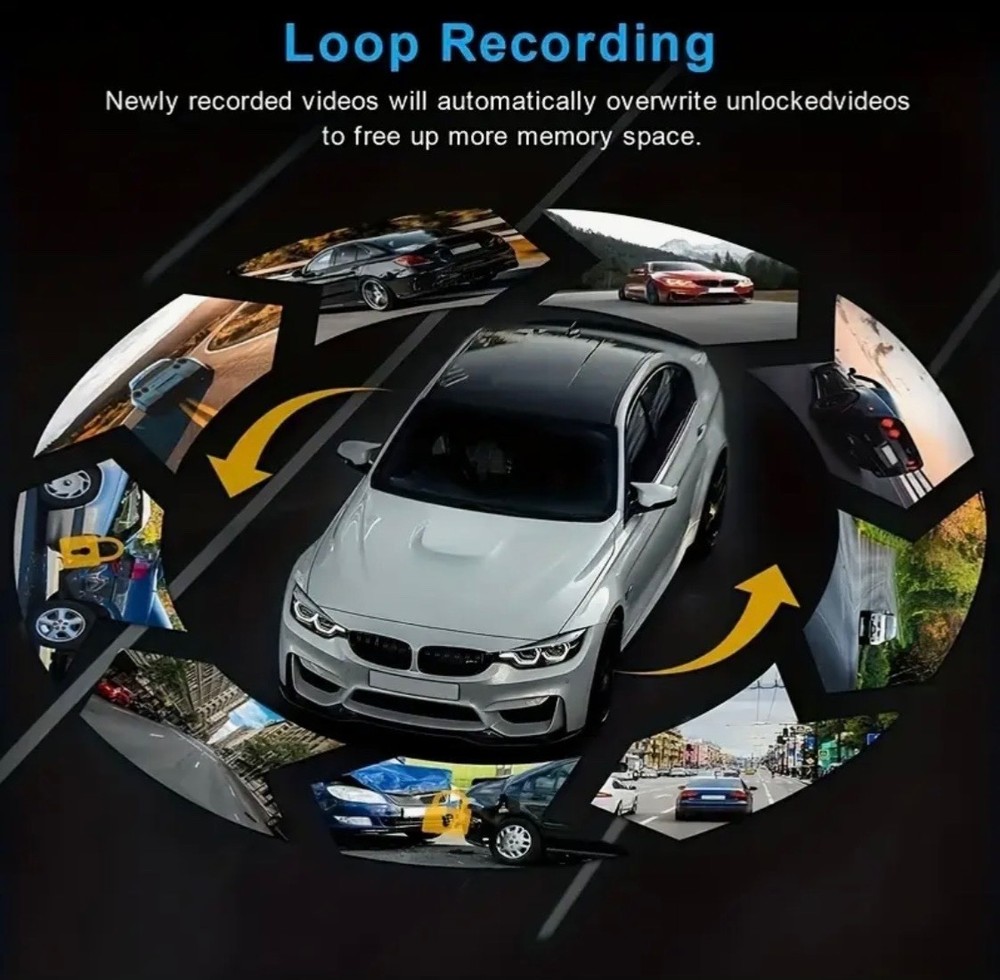 Automotive Quad Camera - Front - Left - Right and Reverse Remote Mounted Cam
