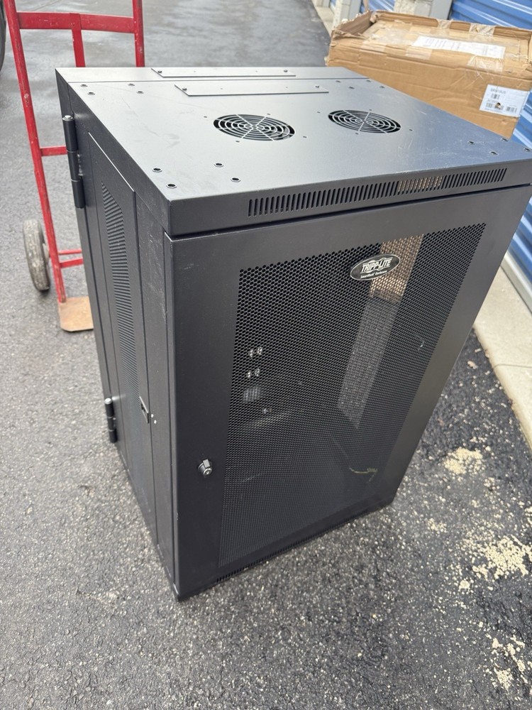 Tripp Lite SRW18US 18U Wall-Mount Rack Enclosure Server Cabinet Switch Depth