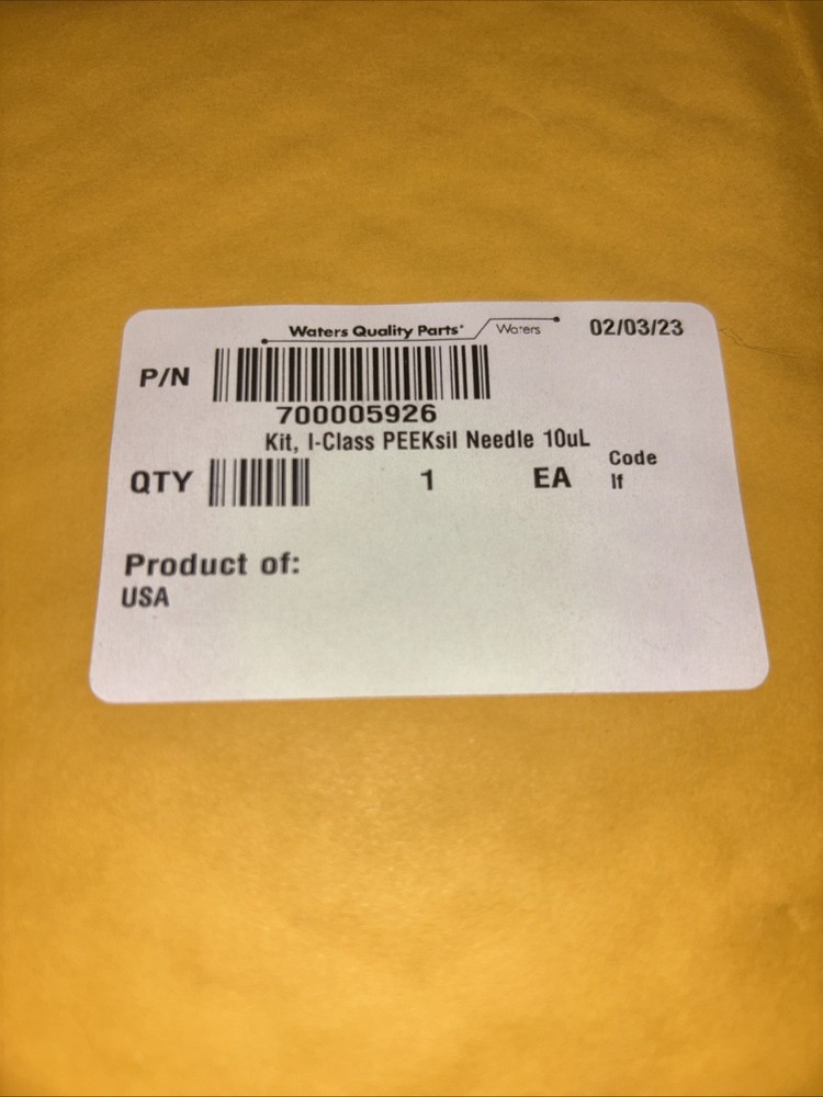 Waters - Kit , I Class PEEKsil Needle 10ul