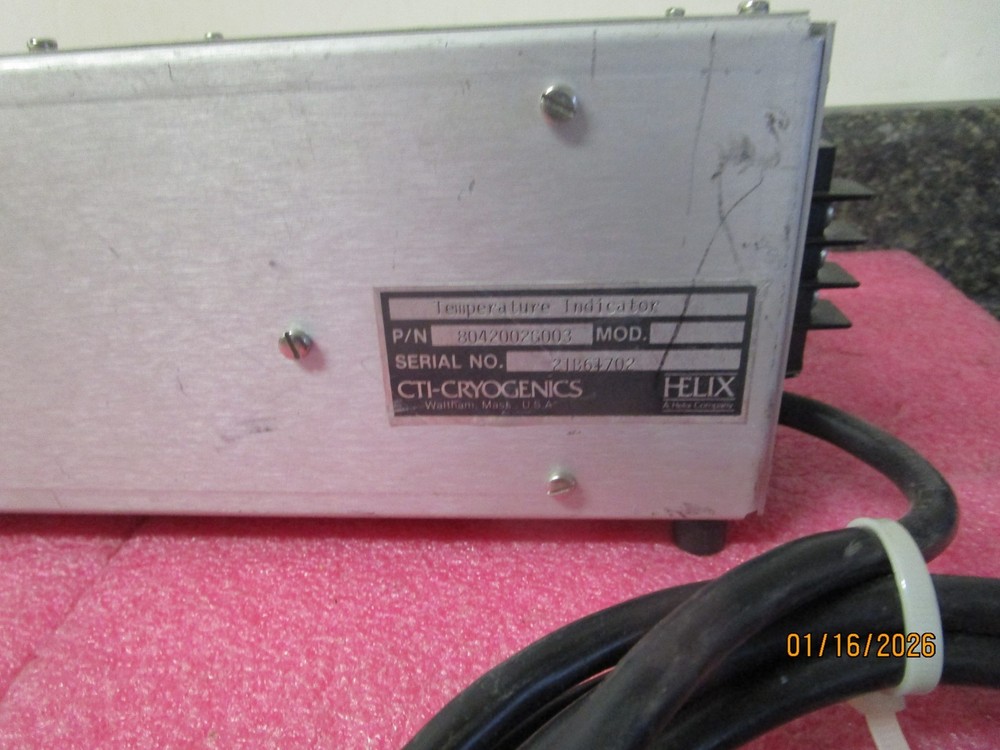 CTI Cryogenics Benchtop Kelvin Temperature Indicator 8042002G003
