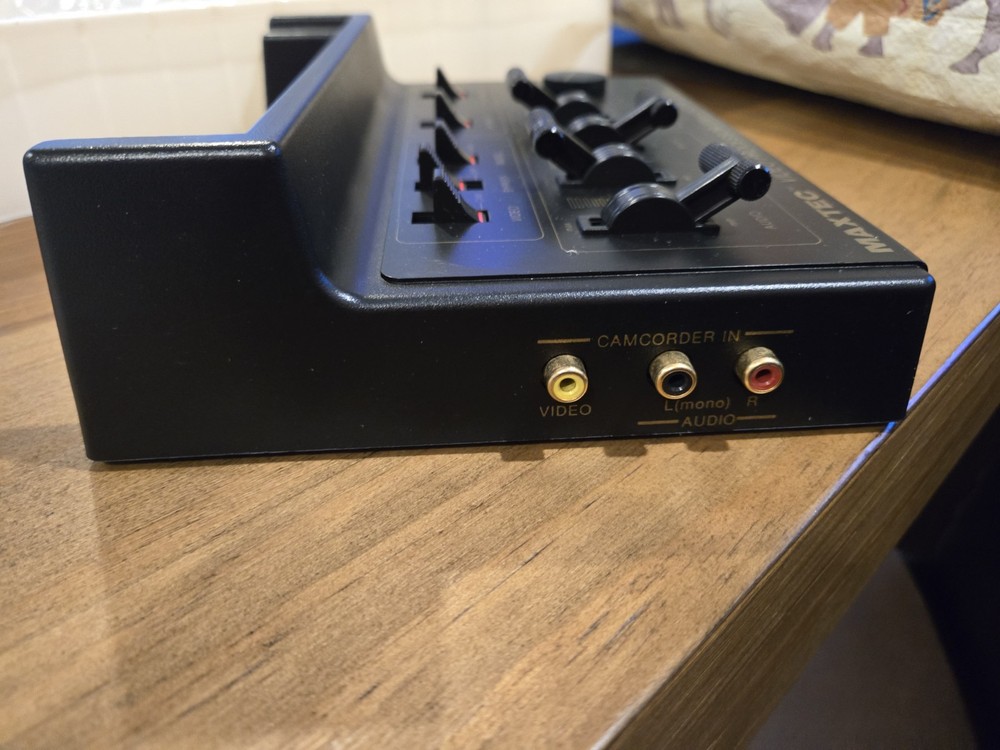 Maxtec Video Processor Enhancer Stereo Mixer Audio Vintage