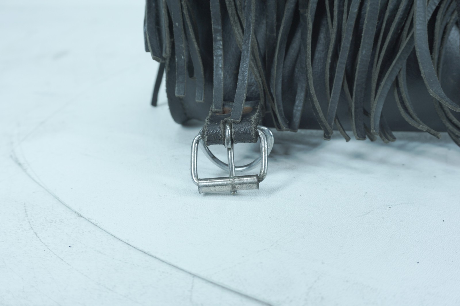 1986 Harley Sportster Limited Liberty OEM Front Onboard Tool Bag Leather Storage