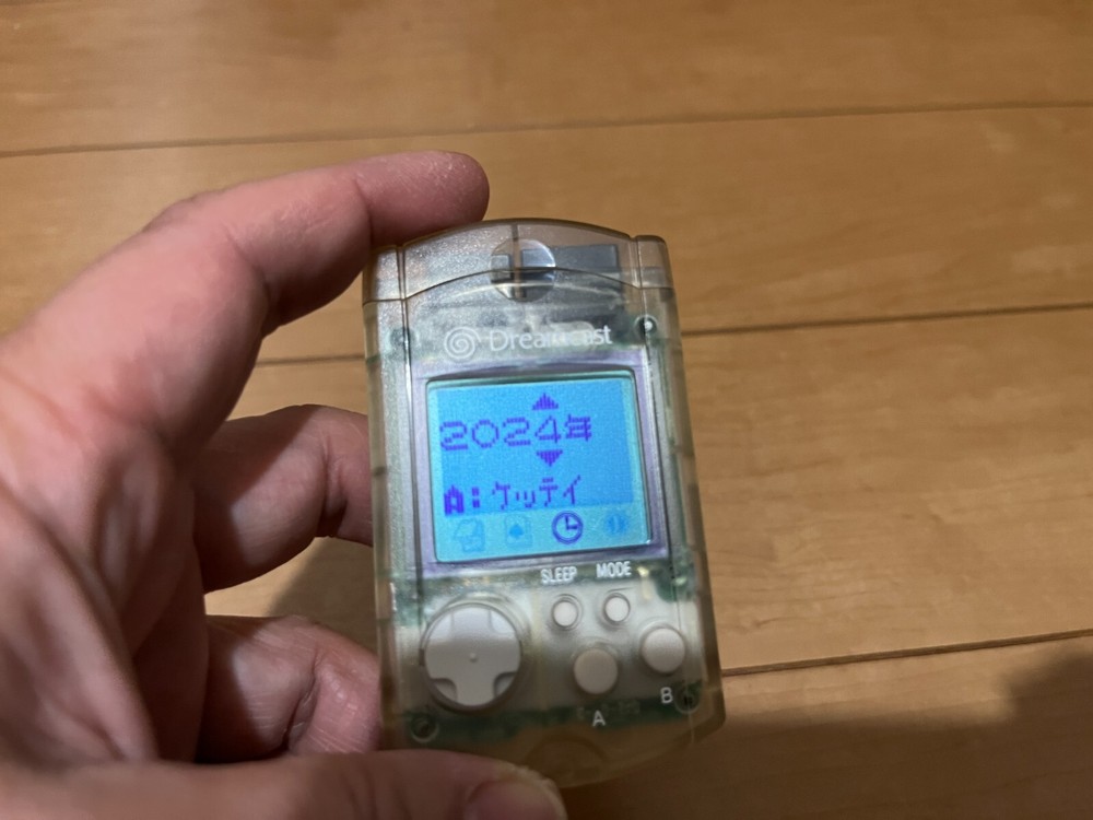 DreamCast Sega Official Visual Memory Clear Color HKT-7002