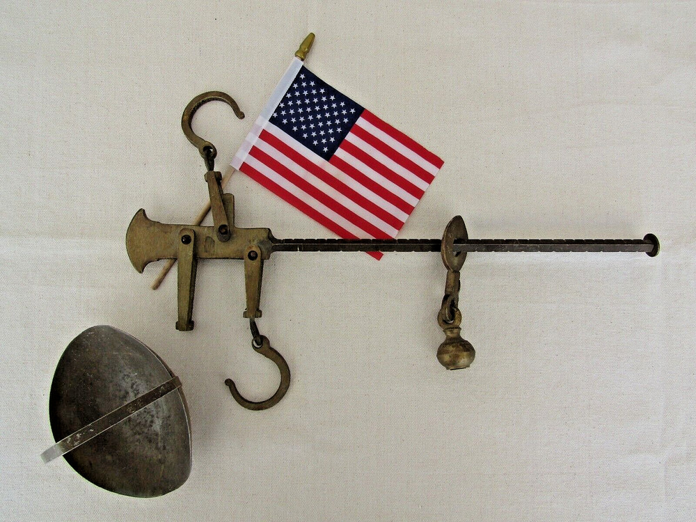 Antique Brass Hanging Balance Scale