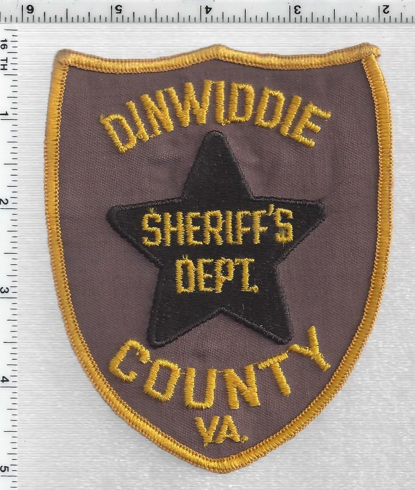 Dinwiddie County Sheriff's Office (Virginia) 1st Issue Shoulder Patch