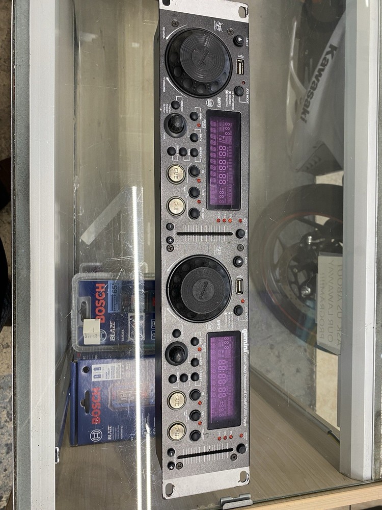 Technical Pro - Double CD With Gemini CDMP-2600 Professional DJ Rack Mount CD