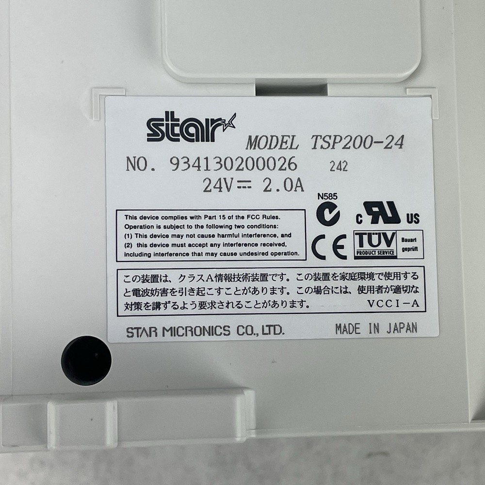 Star TSP200-24 Printer