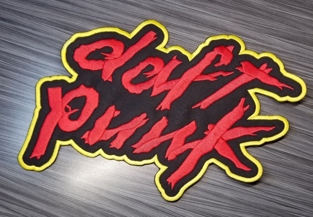 LARGE EMBROIDERED DAFT PUNK BAND JACKET BACK PATCH (Please Read Ad)