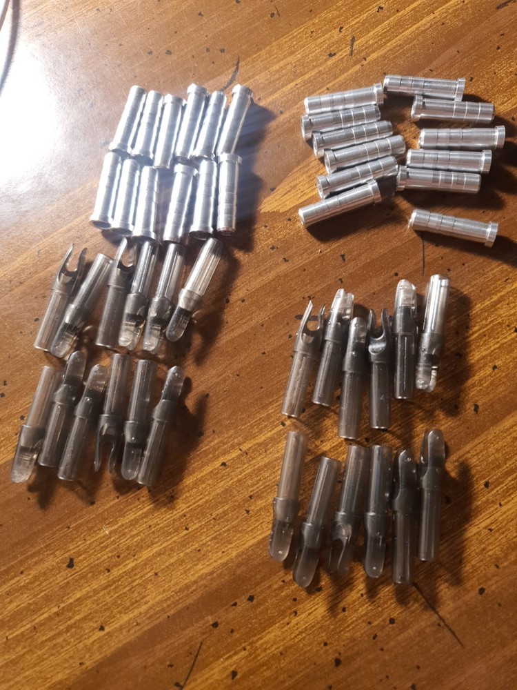 Black Eagle Arrows Standard Nock - Smoke -inserts - 2 Dozen Each