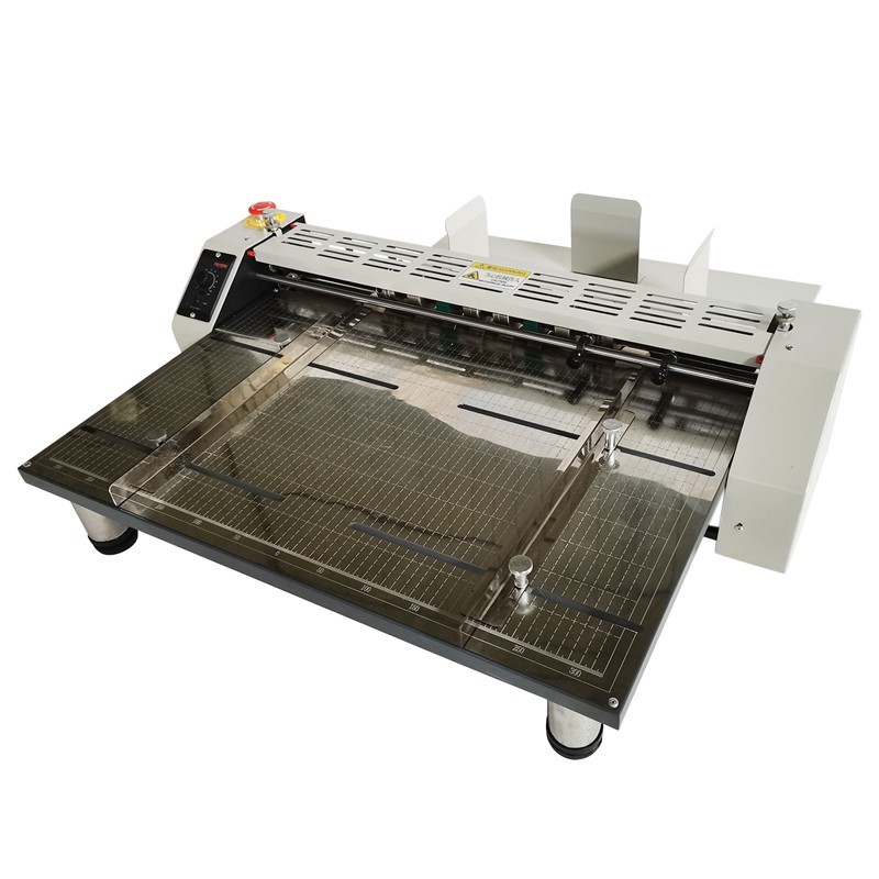 25" Electric Creasing Machine Indentation Automatic Perforating Machine 5 molds