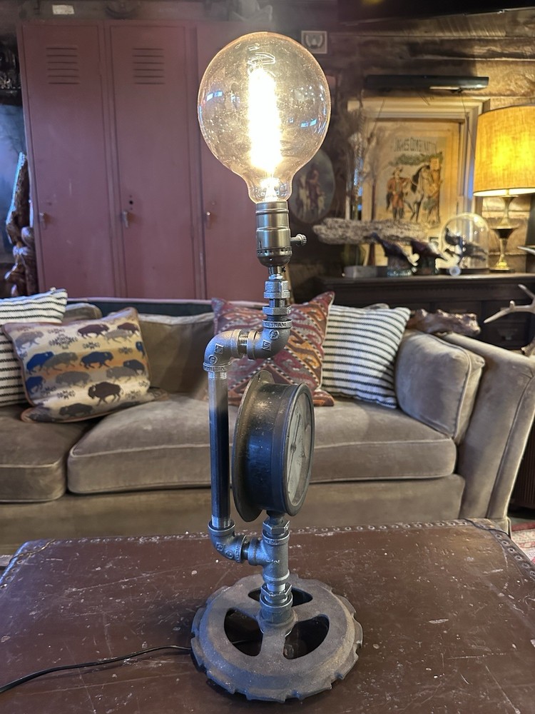 Industrial Salvage Steampunk Lamp
