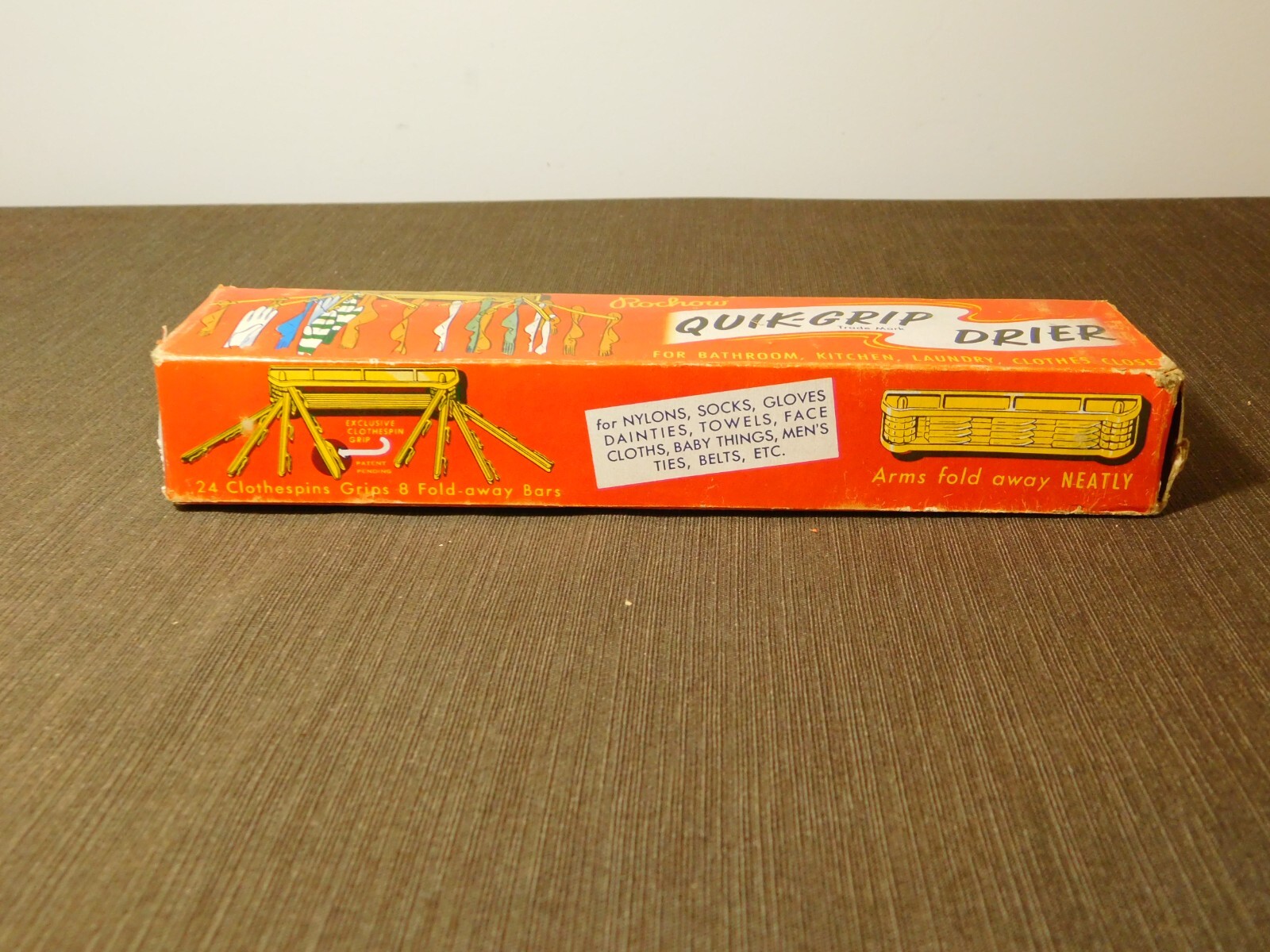 VINTAGE LAUNDRY CLOTHES KITCHEN ROCHOW QUIK-GRIP WALL MOUNT DRIER