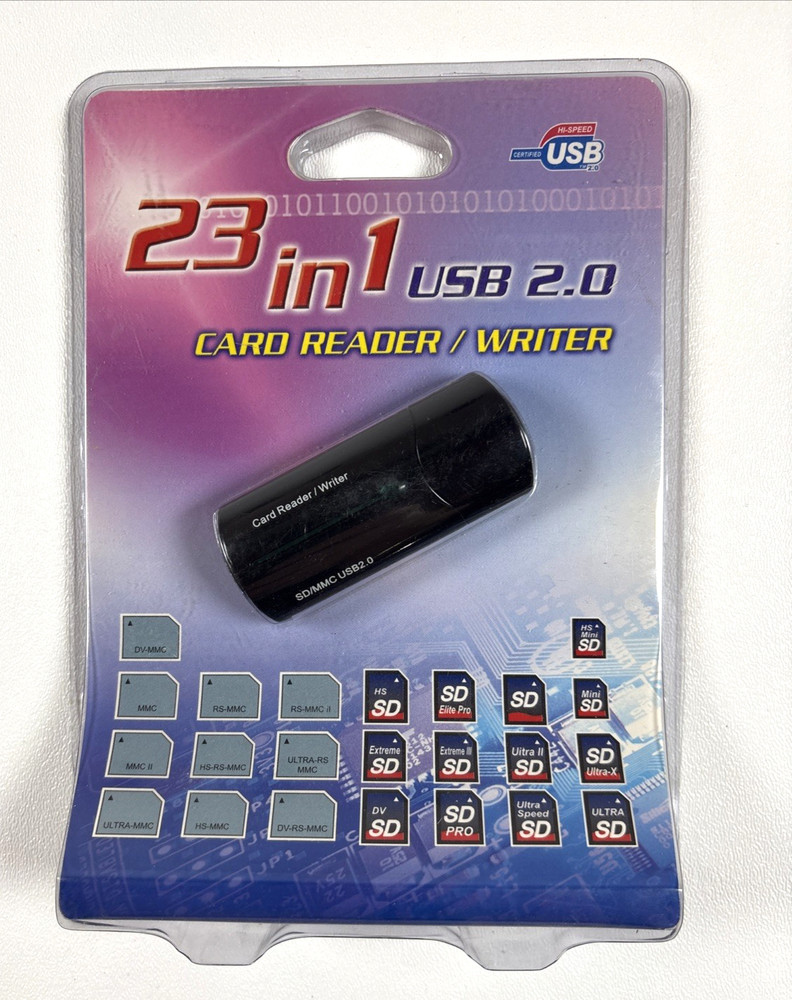 USB 2.0 Card Reader Writer Works with 23 different varieties CR-SDMMC