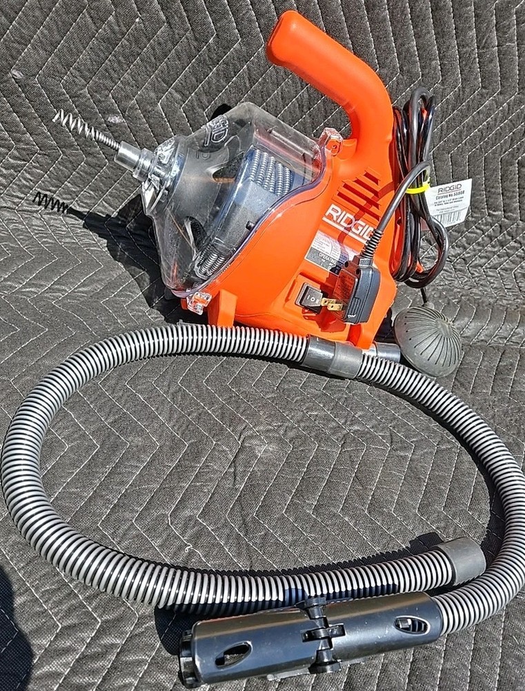 RIDGID PowerClear Drain Cleaning Machine - Red/Black