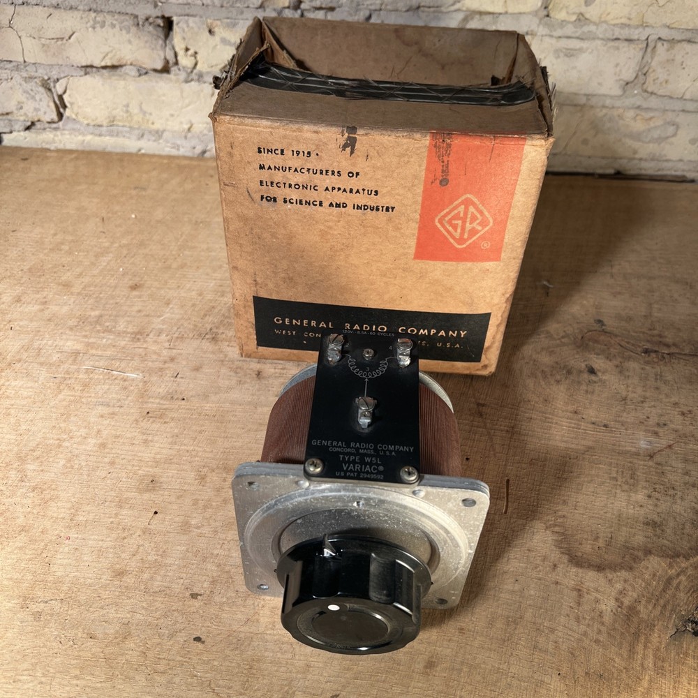 General Radio W5L VARIAC Adjustable  NOS in Box, Dusty