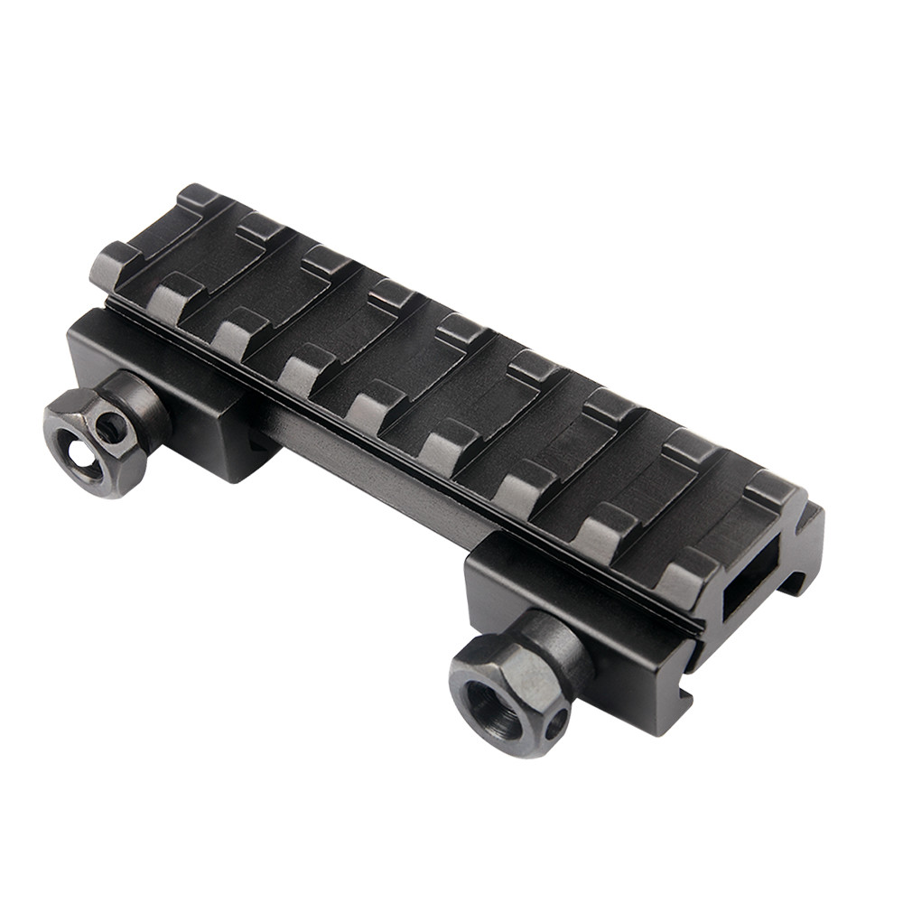 Low Profile Scope Mount Adapter with 20mm Riser Base Dovetail Rail Mount