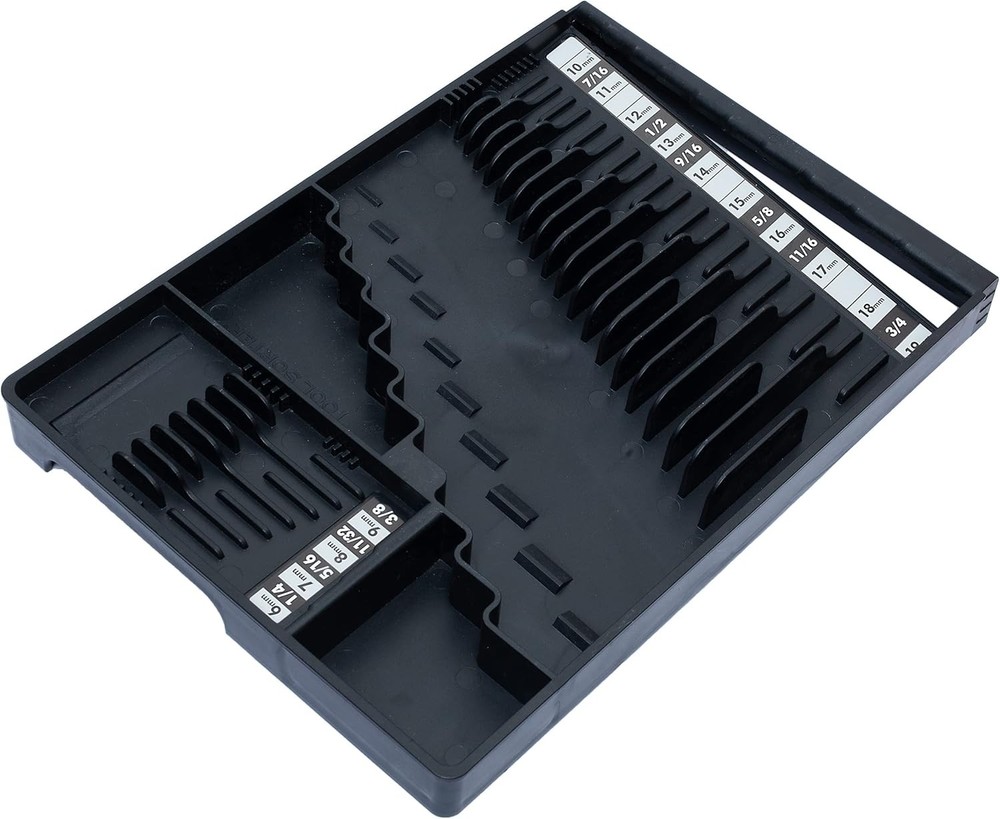 Black Wrench Organizer – Tool Storage Rack Holder