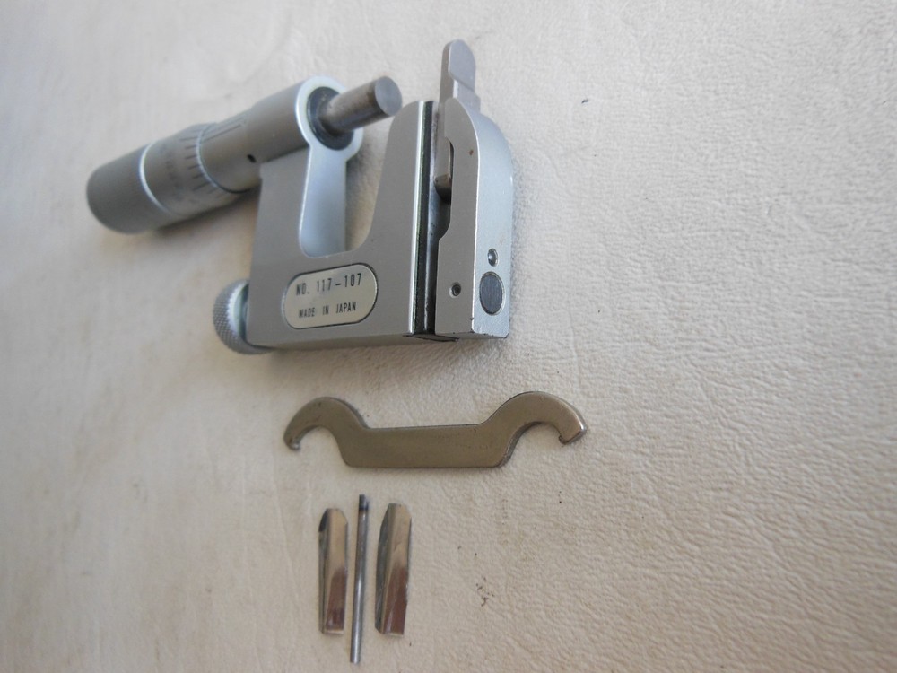 Mitutoyo 117-107 Interchangeable Anvil Micrometer