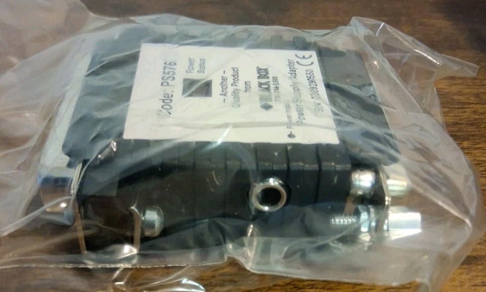 Black Box PS576 Power Supply Class "C" 45 Replacement MISSING INSTRUCTIONS