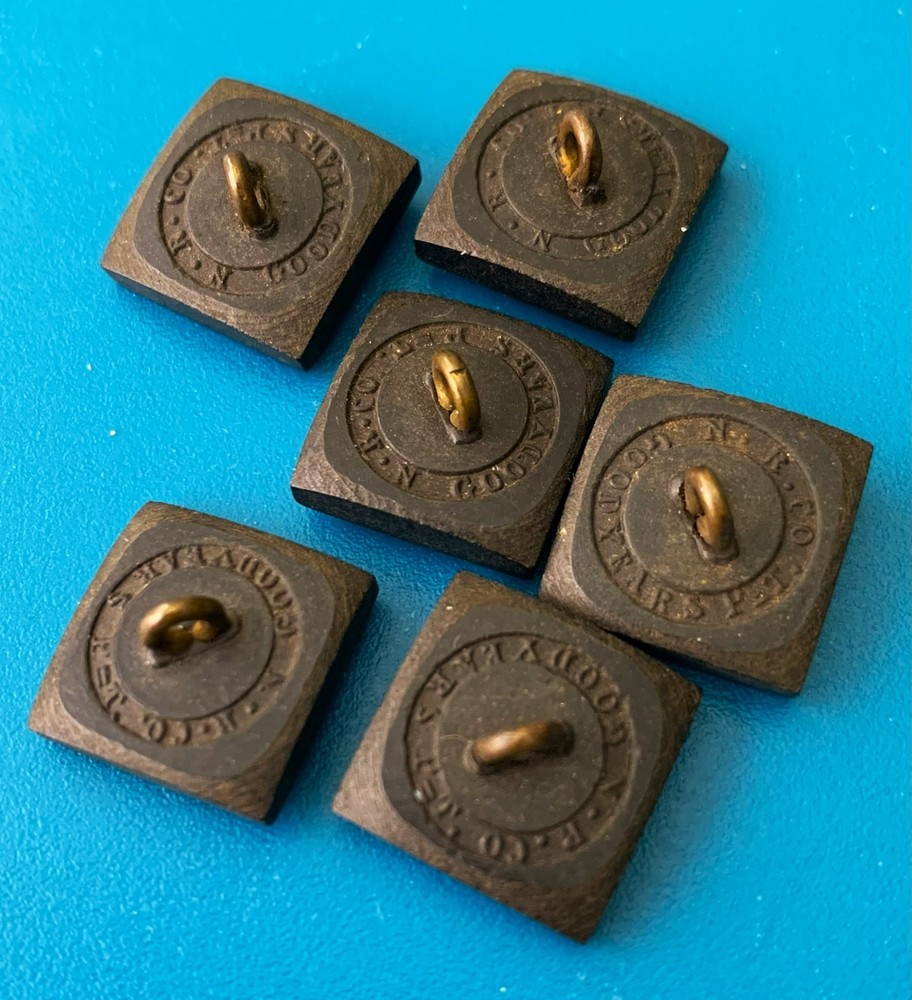 Vintage Goodyear Rubber Bird Buttons