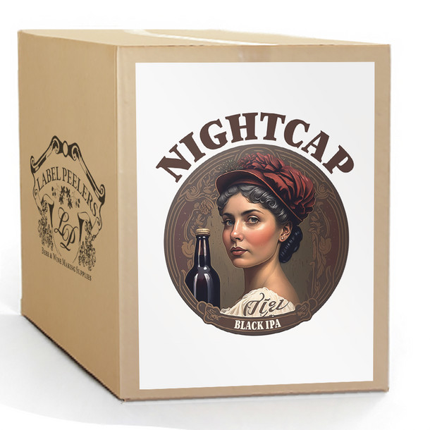 Label Peelers Nightcap Black IPA Beer Kit