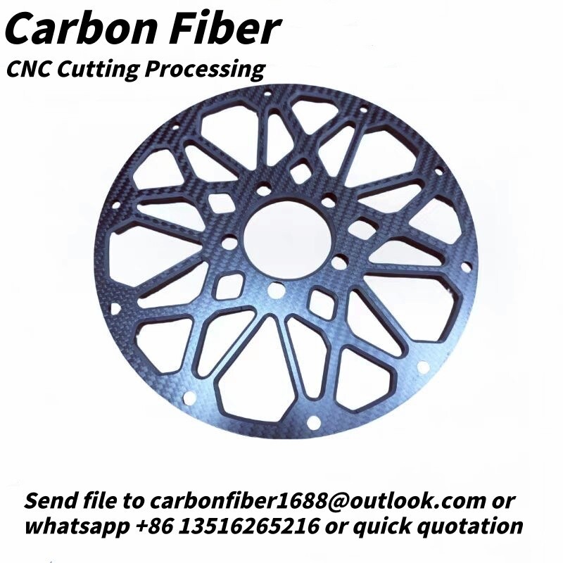 3K Carbon Fiber Sheet Customized Cutting Carbon Plate Processing CNC Machining