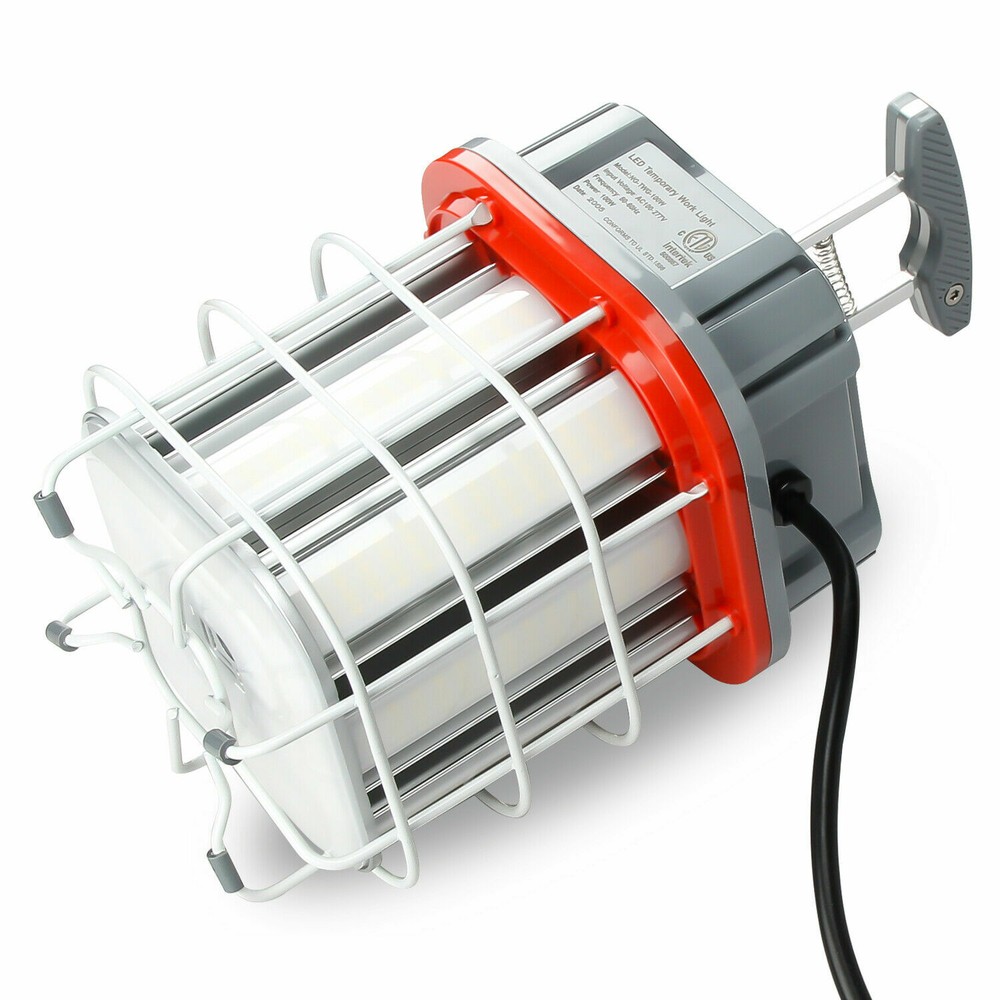 80W LED Temporary Work Light Linkable Construction Hanging Jobsite Lights 5000K