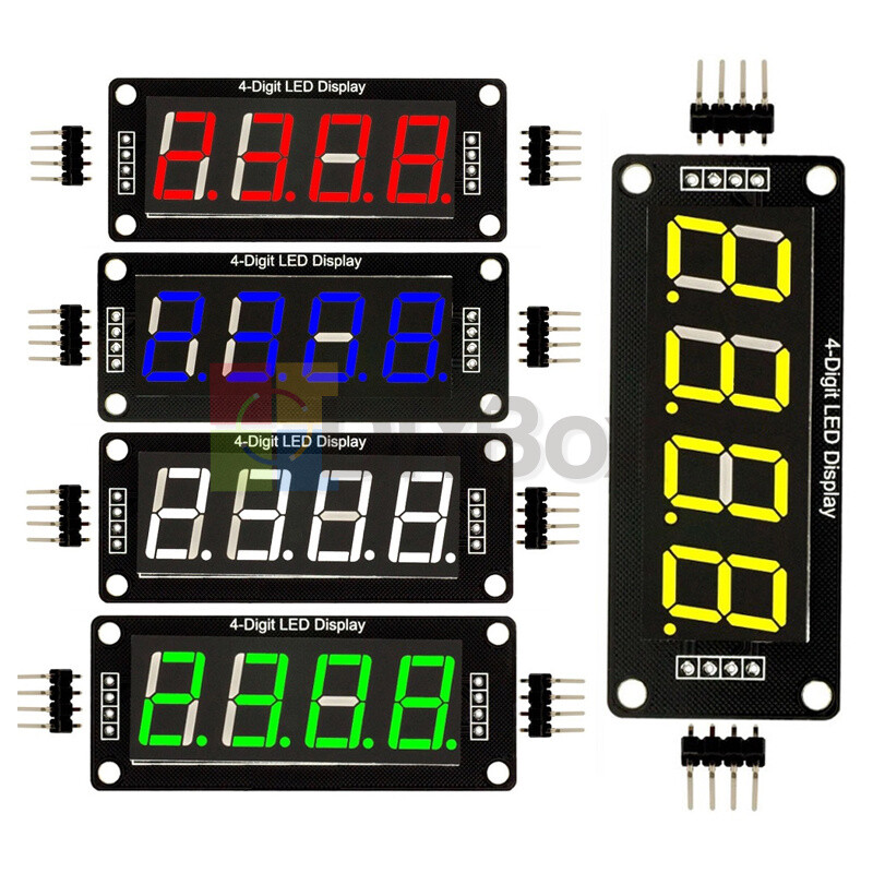 TM1637 4-Digit Digital LED 0.56" Display Tube Decimal 7 Segments Clock Module